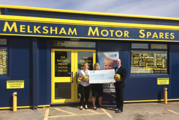Melksham Motor Spares Raises £7,500 For Charity