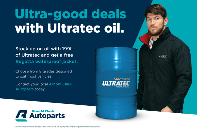Arnold Clark Autoparts teams up with Ultratec