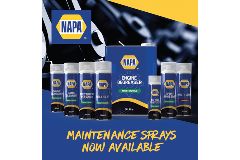 NAPA releases maintenance sprays