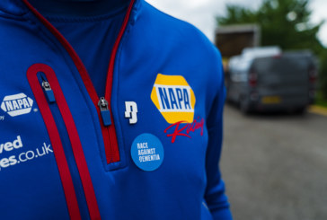 NAPA Racing UK backs Race Against Dementia