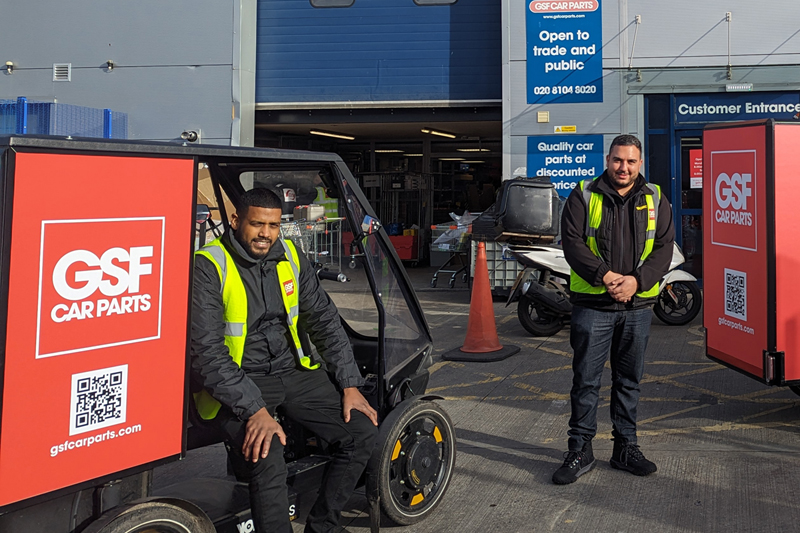 GSF Car Parts pilots electric delivery bikes in London