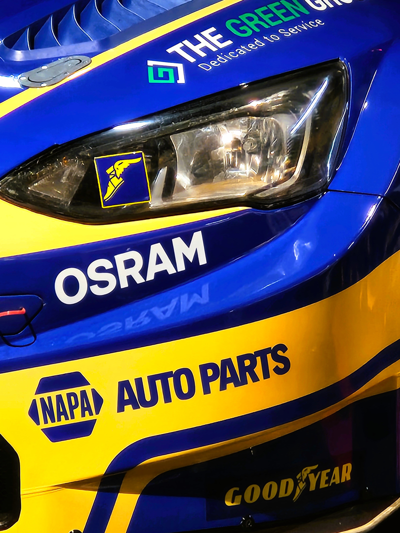 NAPA Racing endorses OSRAM