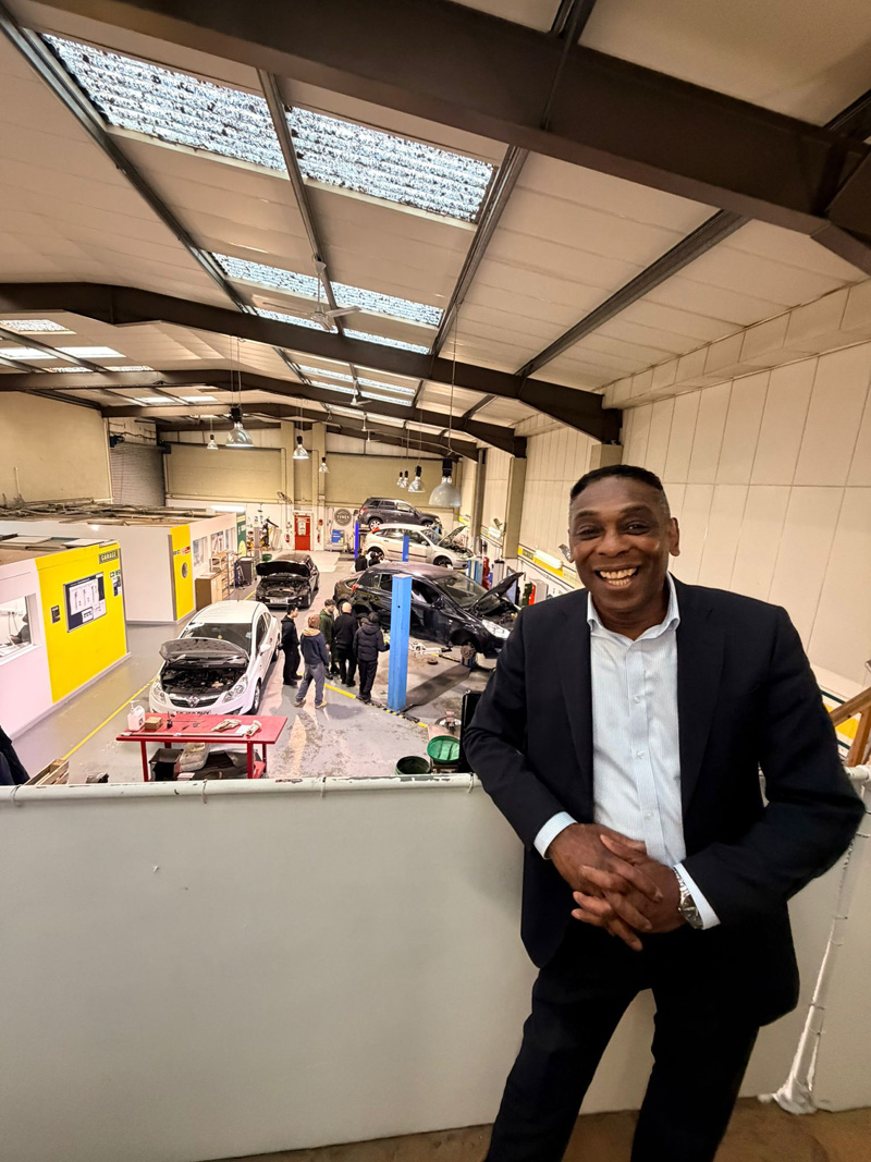 London garage is driving opportunities for youths