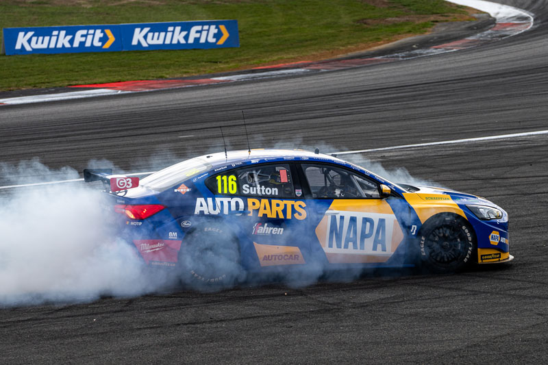 NAPA racing celebrate BTCC championship success